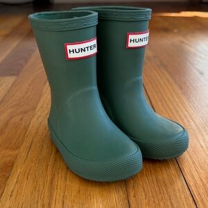 Hunter Forest Green Toddler Boots